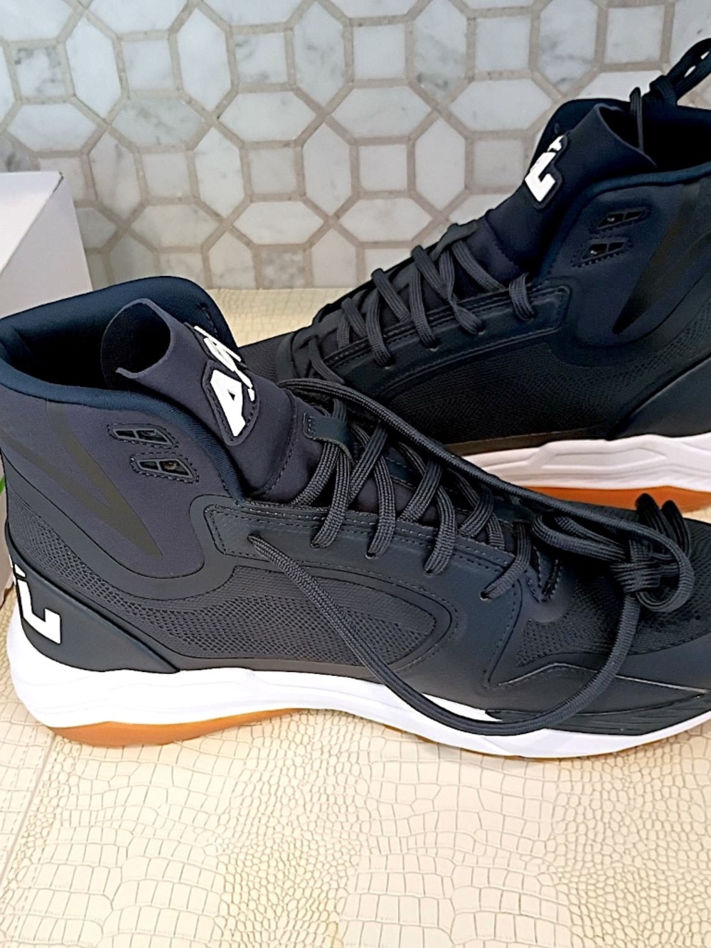 APL Techloom Defender Hi-Top Sneakers Midnight Logo MSRP $345 NIB MINT Fire! - Picture 3 of 8